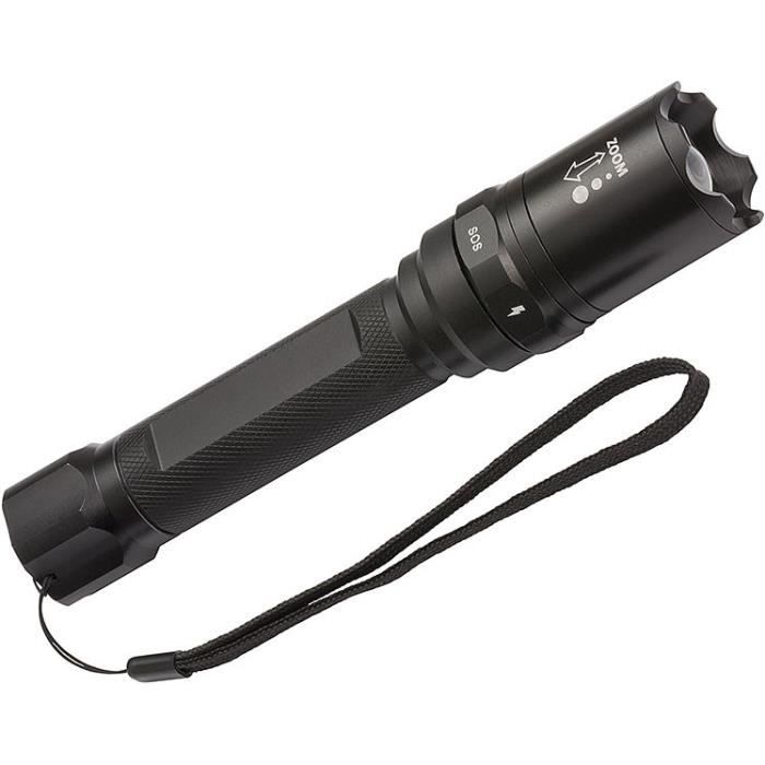 brennenstuhl lampe de poche led rechargeable - avec bague de sélection et focus luxpremium - 350 lumen (ip44)