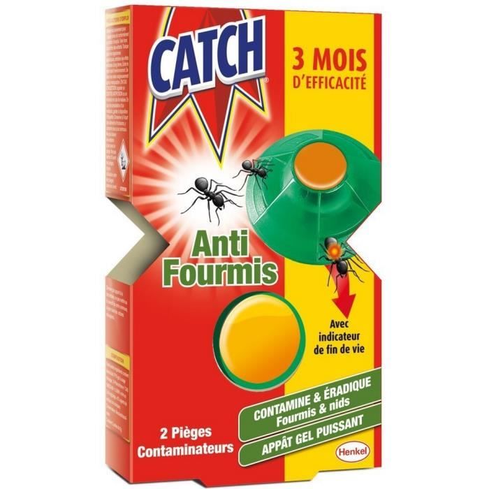 Stock Bureau - CATCH Lot de 2 Gels Contaminateurs Anti-Fourmis