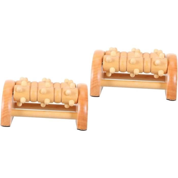 Rouleau Masseur Jambe 12 Points - Poignée Confort, Massage Tissus Profonds, Pour Sportifs Et Récupération
