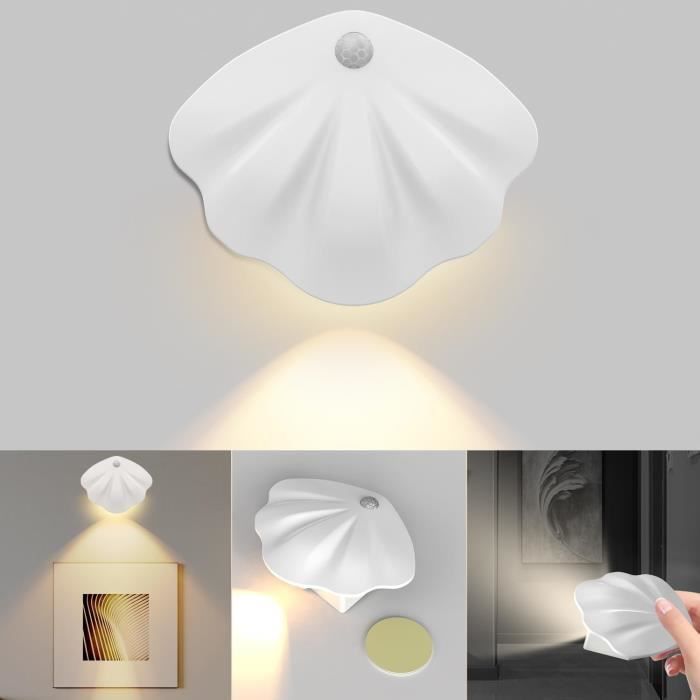 Lot 2 Appliques Murales LED Sans Fil Avec Télécommande - Rotatives 360° Rechargeables Pour Chambre Et Chevet