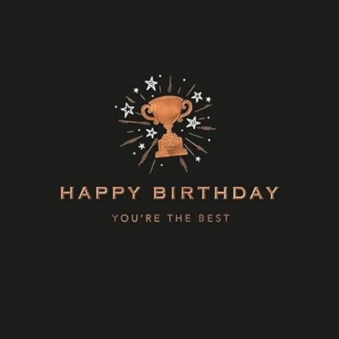 Carte D'Anniversaire Moderne De Luxe All About You – 160 Mm Carré[u7982