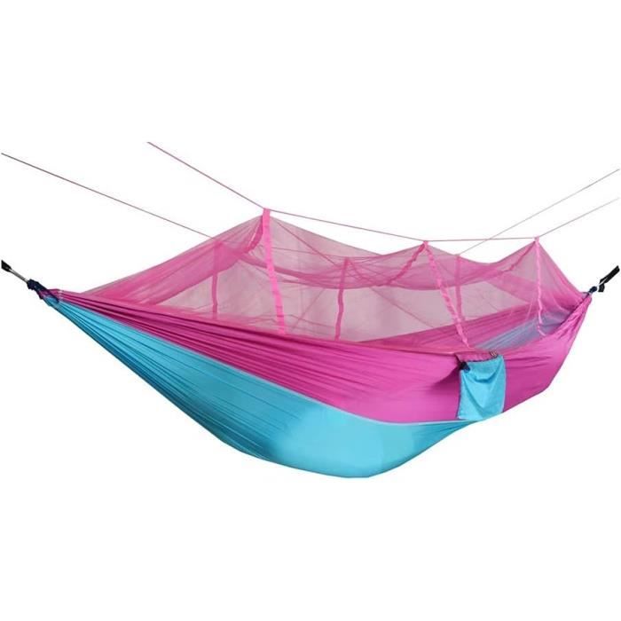 Grand Hamac Double Avec Sangles - Léger Et Portable Pour Camping - 200 Kg