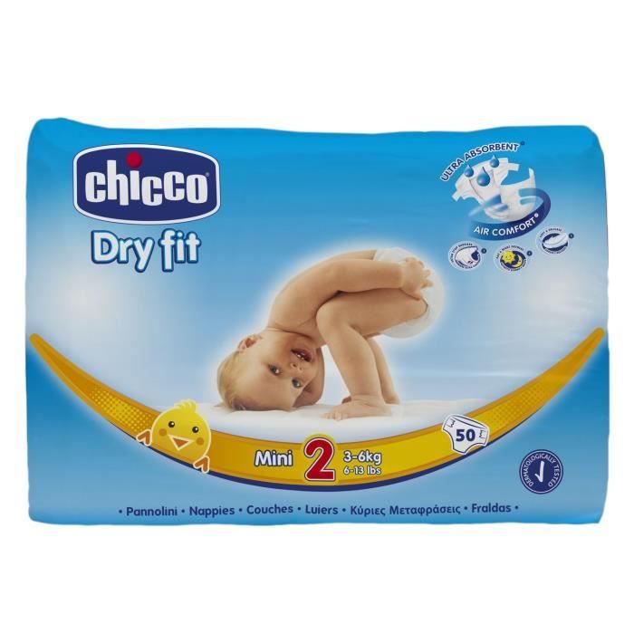 Chicco Dry Fit Couches Taille 2 Nouveau Ne 3 A 6 Kg X50 Cdiscount Puericulture Eveil Bebe Chicco Dry Fit Couches Taille 2 Nouveau Ne 3 A 6 Kg X50 Cdiscount Puericulture Eveil Bebe