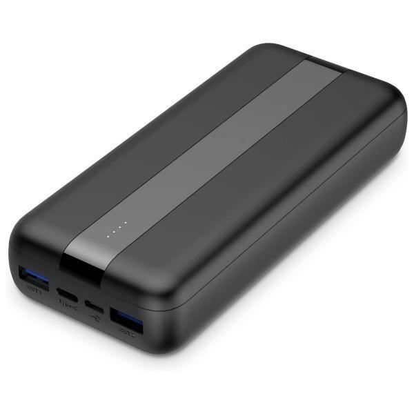 Powerbank - CONTACT - LCBA20000U02 - 20000 mAh - Chargement rapide - 2xUSB-A USB-C