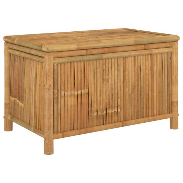 Boîte de rangement - CUQUE - CN016 - Bambou - 90x52x55 cm - Résistante à leau