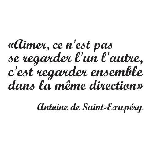 Stickers Citation Aimer 77 X 12 Cm Gris Fon Achat Vente Stickers Cdiscount