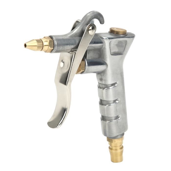 Souffleur Air Comprimé Portable - Noir - Avec 9 Accessoires Brosses - Pour Nettoyer Clavier, Voiture, Appareils électroniques