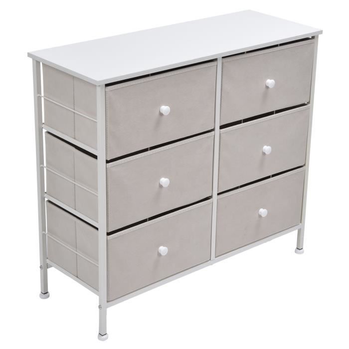Meuble à Tiroirs Avec Roulettes – Armoire De Rangement 3 Tiroirs En Bois D'Ingénierie – Dimensions 33x45x60 Cm – Chêne