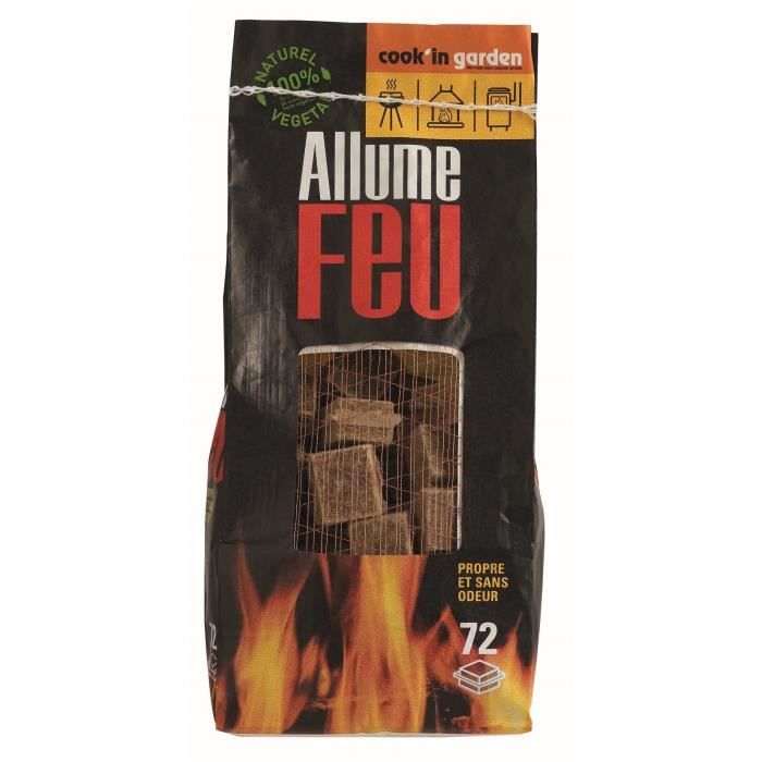 Allume-feu x 72 COOK'IN GARDEN