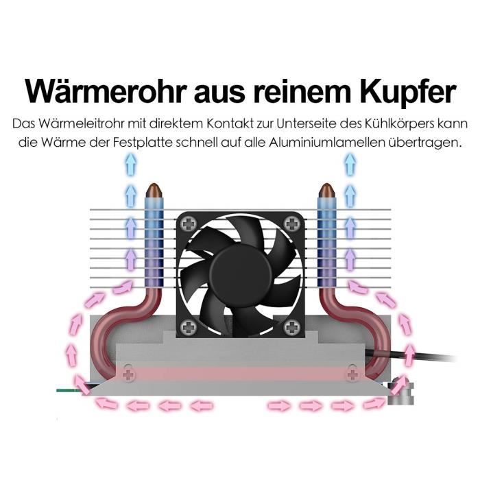pour ordinateur portable asus dissipateur thermique ventilateur de