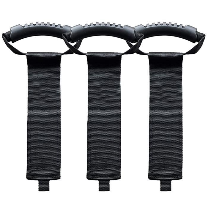 MAD Sangles de rangement robustes Sangles de rangement portables et  robustes, 4 pièces, crochet de ceinture, linge lit