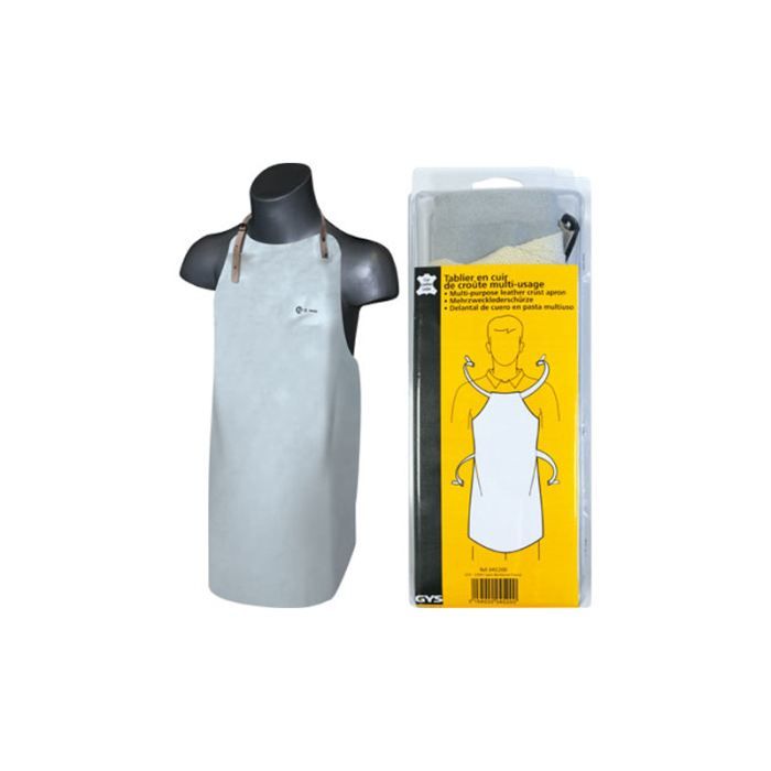 Tablier De Bricolage En Cuir épais - Norme CE EN470-1, Unisexe, Couleur Claire
