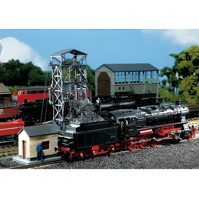 Modelisme Ferroviaire Ho Monte Charge A Charbon Achat Vente Garage Batiment Cdiscount