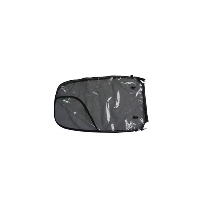 Remorque de vélo Hamax Pioneer/Outback avec fenêtre - noir/rouge