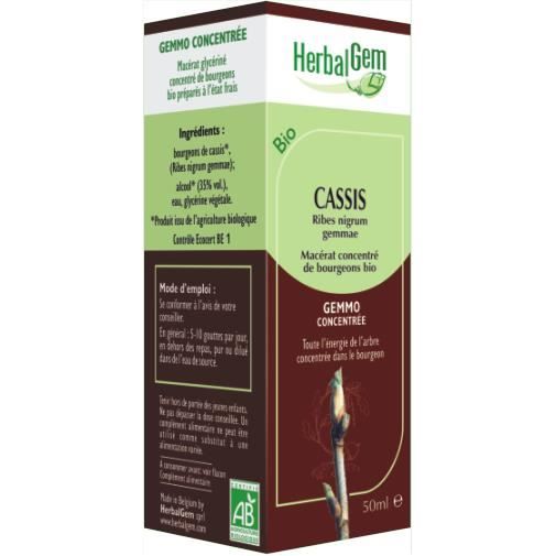 Macérat de Bourgeons Cassis Herbal Gem - Achat / Vente parapharmacie