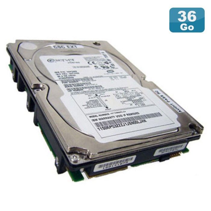 Disque Dur 36.4Go Uscsi Ultra Scsi 3.5 Ibm Eserver 06P5322 Fru 06P5323 10000Rpm