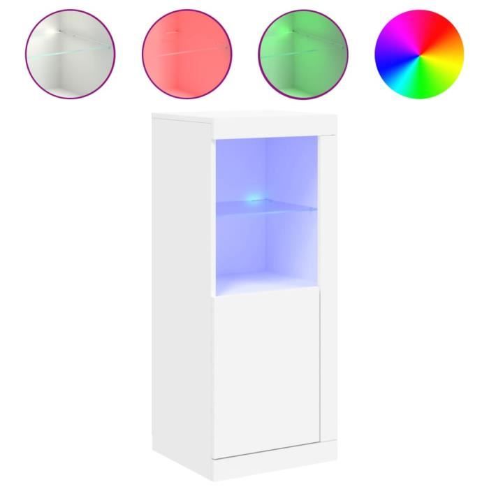 Support En Cristal Avec Lumières LED - Base En Bois 15x15x1.5 Cm, 7 LEDs Réglables, Alimentation USB - Pour Décoration, Présentation