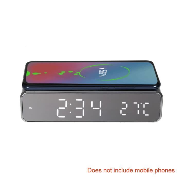 Reveil De Bureau Led Avec Chargeur Sans Fil Thermometre Pour Samsung Xiaomi Huawei Cdiscount Tv Son Photo Reveil De Bureau Led Avec Chargeur Sans Fil Thermometre Pour Samsung Xiaomi Huawei Cdiscount Tv Son Photo