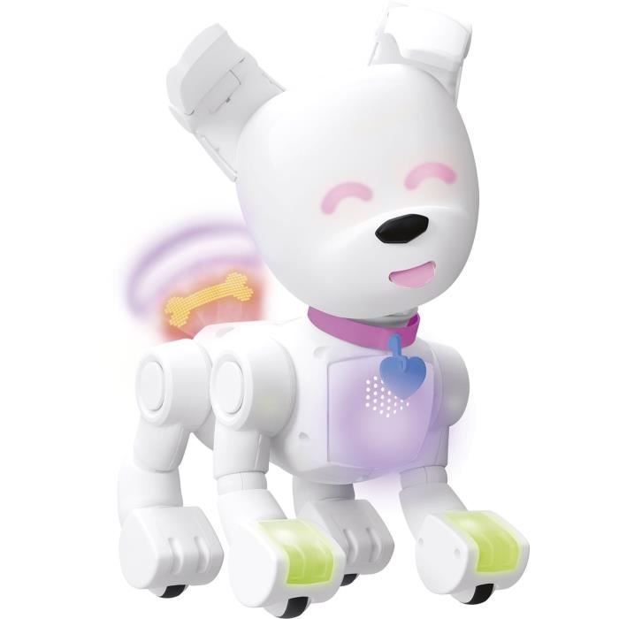 Robot chien interactif - LANSAY - DOG-E - Blanc - Pour enfant à partir de 6 ans - Batterie