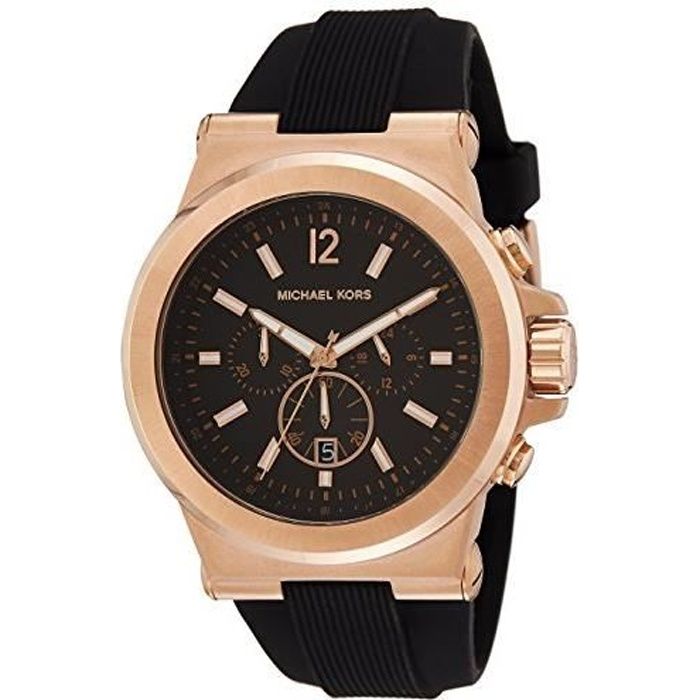 Michael Kors Montre Homme MK8184 MK8184 Achat vente montre Homme Acier Black Friday Cdiscount