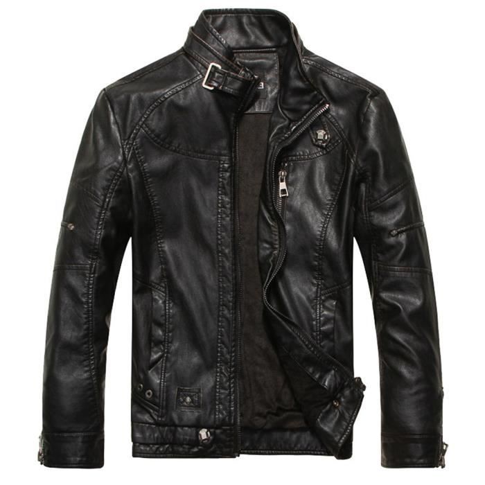 Veste hiver homme cuir clearance