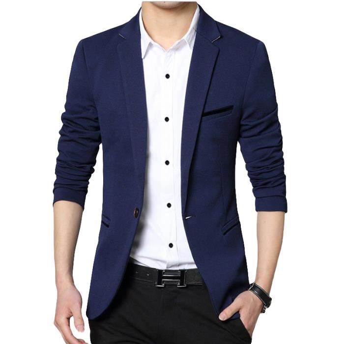 blazer bleu homme