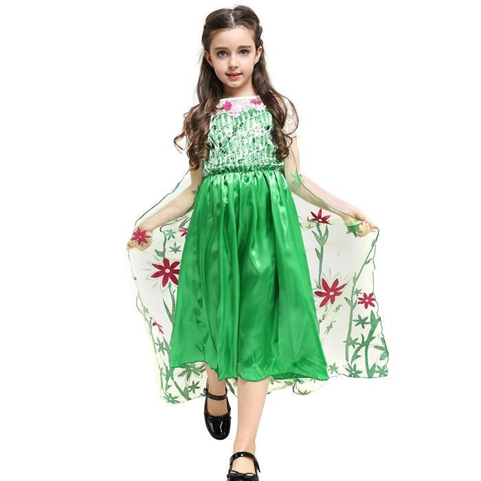 Robe reine des neiges verte - Achat / Vente jeux et jouets ...