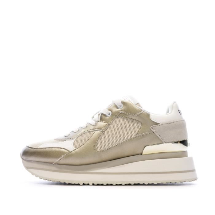 Baskets Dor es Femme Replay Lucile Glam Dor Cdiscount Chaussures