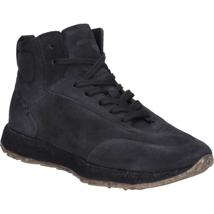 Josef Seibel Baskets Femme - JOSEF SEIBEL - Adriana 02 - Cuir velours - Lacets - Noir
