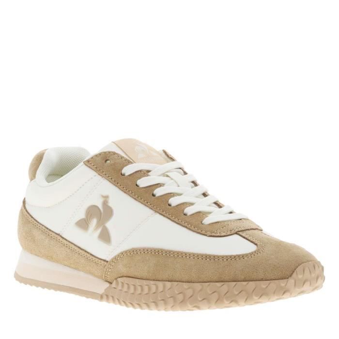 Baskets - Coq Sportif - Talon Plat - Couleur Blanc - Mixte - Adulte Baskets - Coq Sportif - Talon Plat - Couleur Blanc - Mixte - Adulte