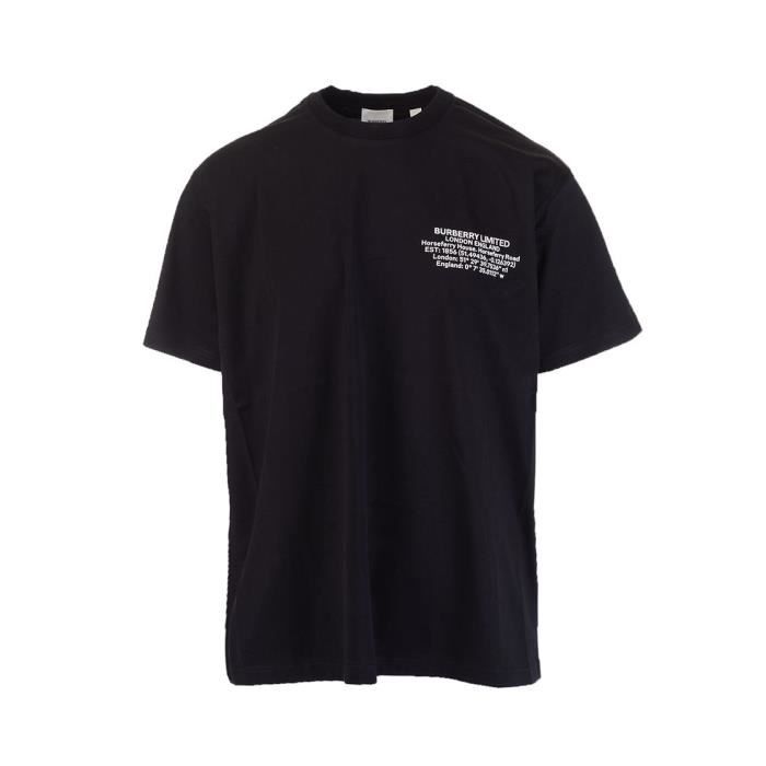 Polo Coton Burberry pour homme en coloris Noir Homme T-shirts T-shirts Burberry 