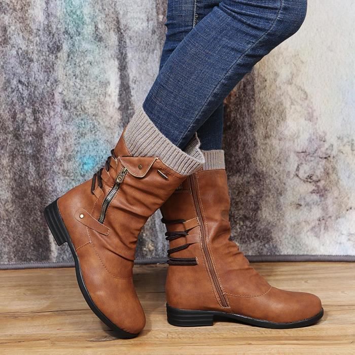 Bottes femme discount mollet xs
