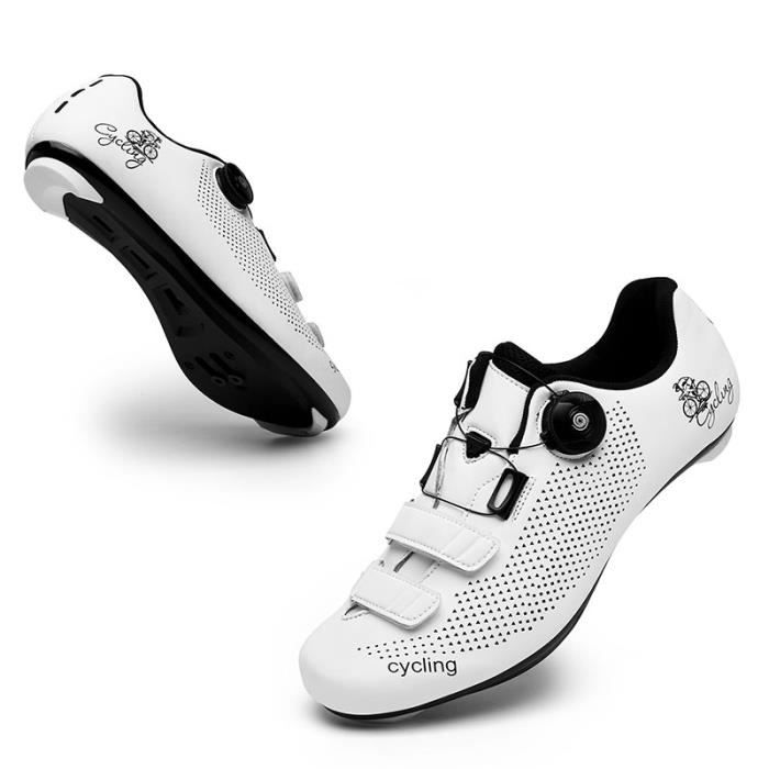 Milazzo Chaussures de cyclisme pour homme - Pour vélo de route, VTT et cyclisme d'intérieur - Respirantes - Compatibles avec les pédales SPD, SPD-SL et Look Delta, Rouge orange., 41 EU