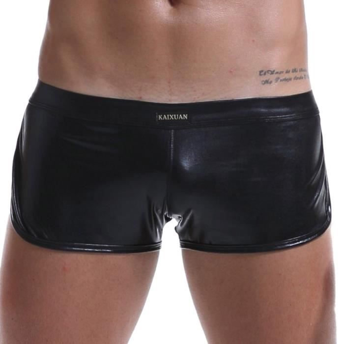 Boxer sale cuir homme