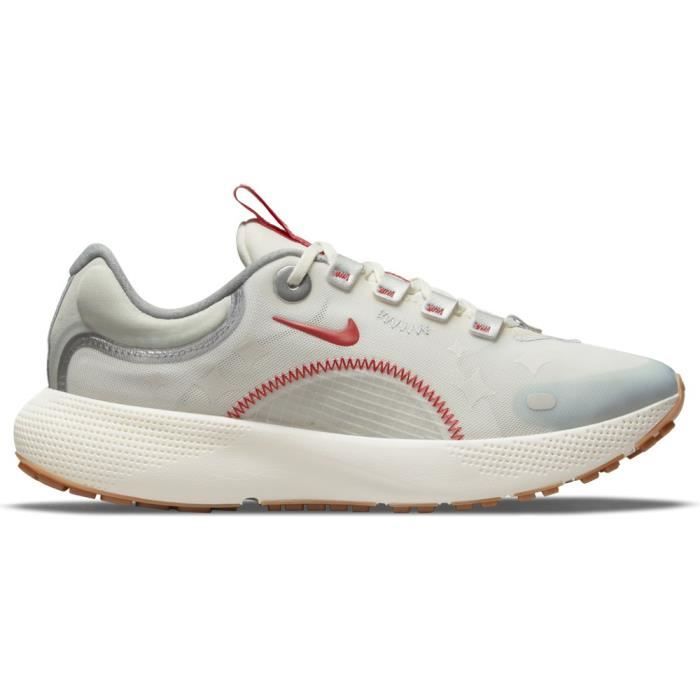 Chaussures Running NIKE React Escape Run Creme Femme Adulte Beige Cdiscount Sport