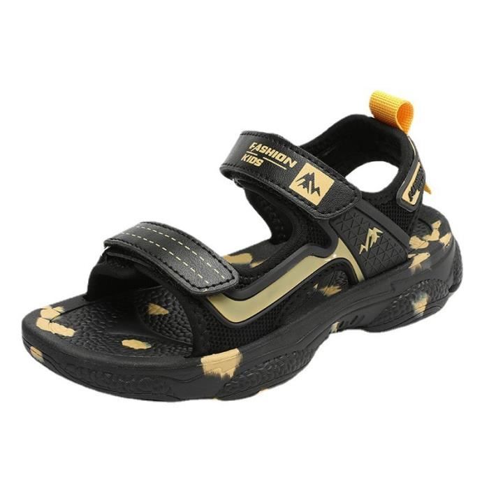 Sandales Été Garçon Rouge 28 EU - Chaussures Plage Antidérapantes Souples Enfant