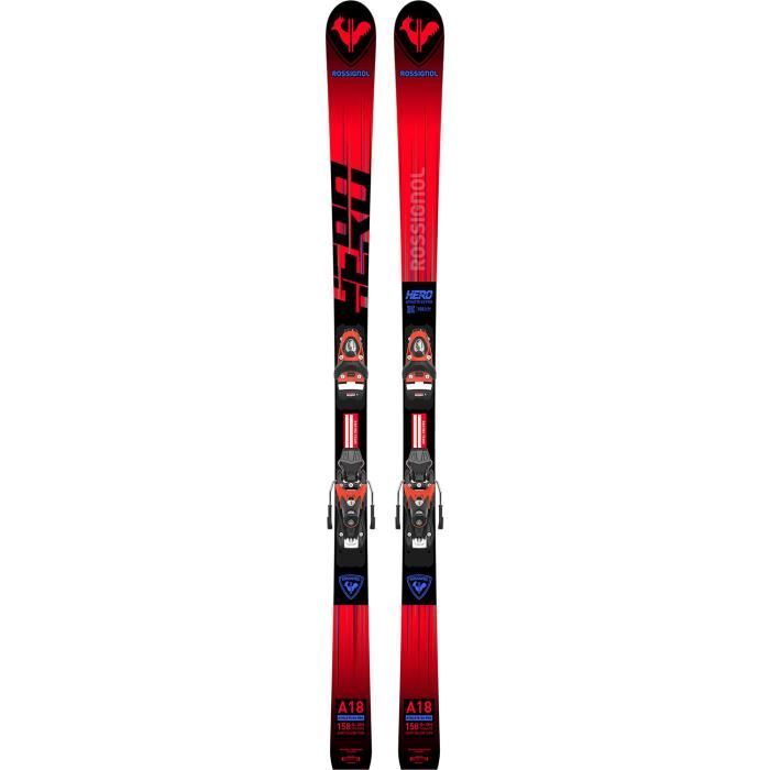 Pack ski Rossignol Hero Gs Pro R21 + Fixations Spx 10 junior