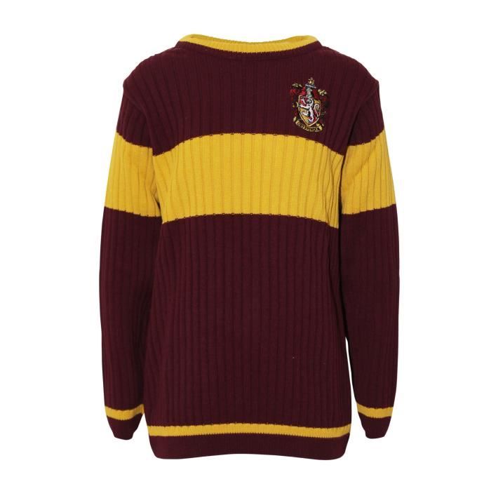 Harry Potter Pull QUIDDITCH Bordeaux Cdiscount Pret a Porter