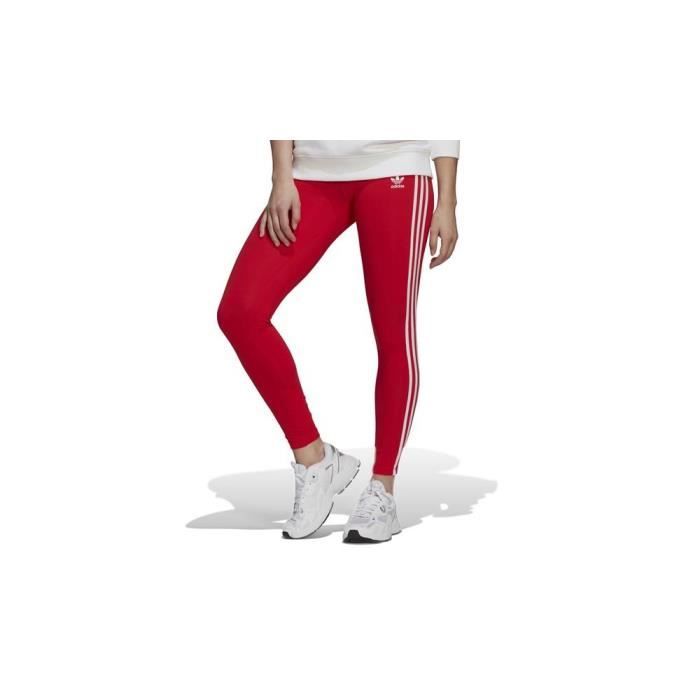 Pantalon 3 stripes adidas rouge on sale