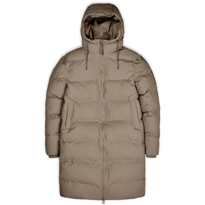 Doudoune longue sales taupe