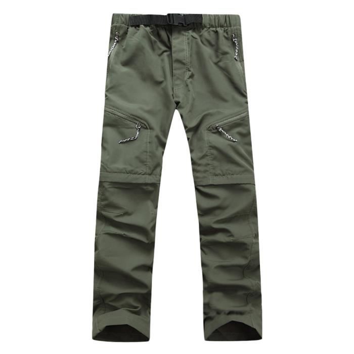 Pantalon De Randonnée Cargo Homme Kaisike - Taille Asiatique 5XL (37.5 Pouces) - Coupe-vent - Noir