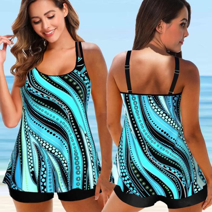 INEXTENSO Maillot de bain Tankini femme pas cher 