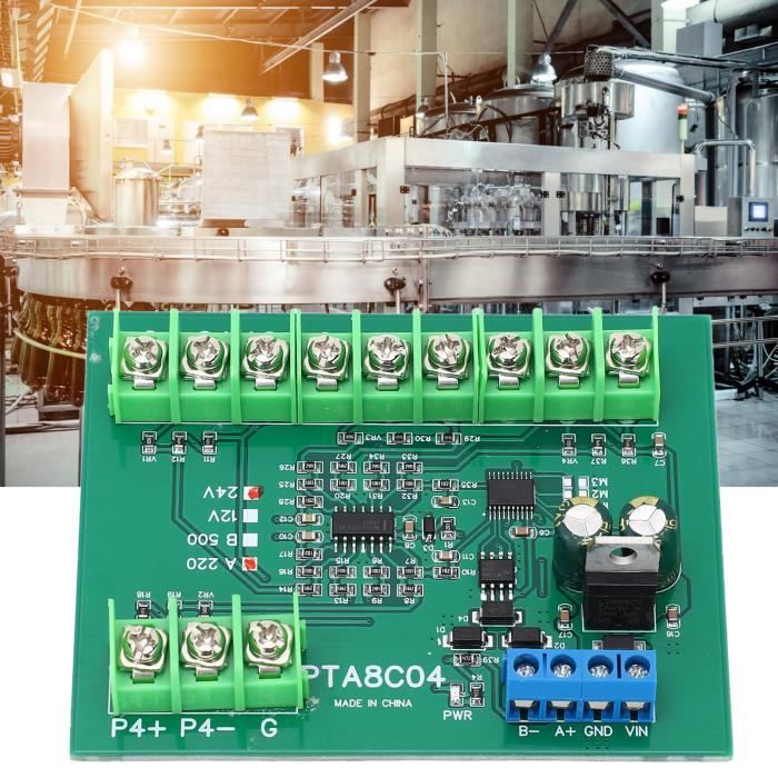 40 Temp Module Module de capteur de température 4 canaux PT100 RTD RS485 carte de ...