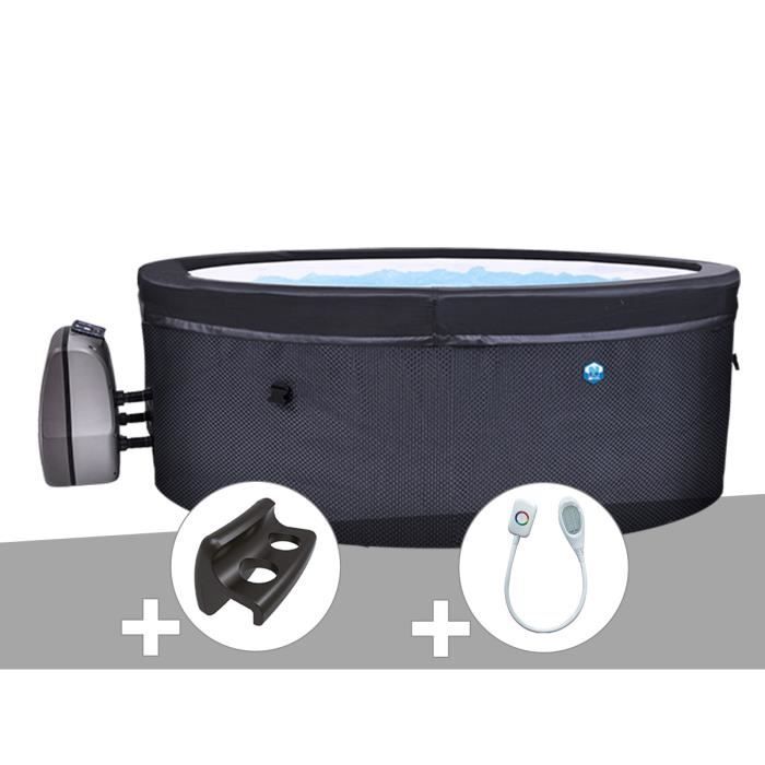 Spa portable Netspa semirigide Vita rond Bulles 4 places + 2 appuie