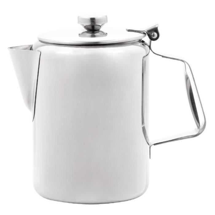 Cafetière Inox Made In France - Design 1970 - 1,5 Litre - Métal Argenté