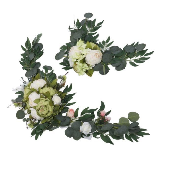 VONGLYHOO Décoration De Fleurs Artificielles Arche Mariage Kit