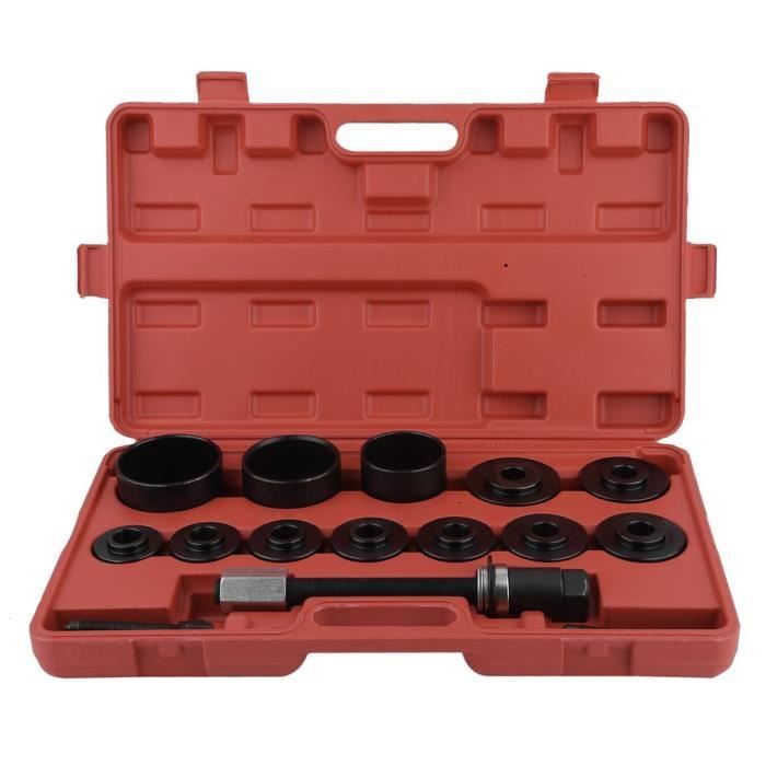 Coffret d/’Outil pour Roulement de Roue 23pcs Extracteur de Roulement de Roue Outil Moyeu de Roue de Montage R/éparation Roulement de Roue Extracteur Extracteur de Roulement
