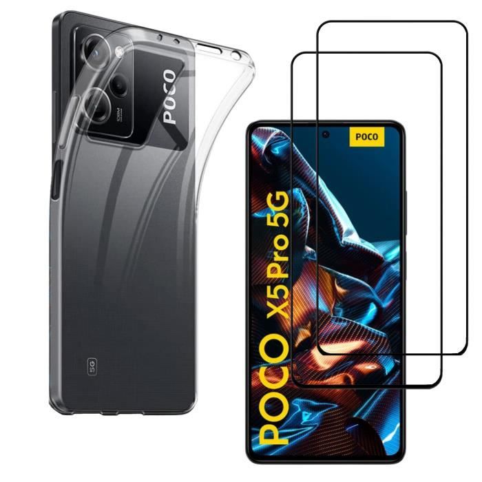 Pack Protection Xiaomi Poco X3 PRO – 2 Films Verre Trempé + Coque – Neuf