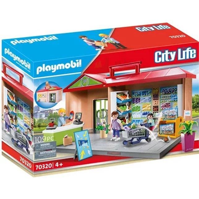 Playmobil Maison De Poupée Mallette City Life Multicolore