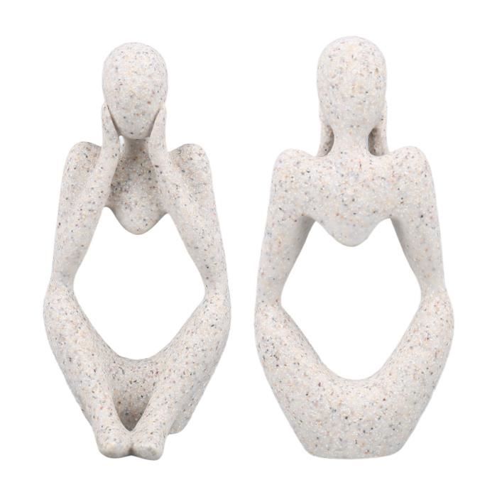 Sculpture de penseur en résine, Sculpture de penseur de haute qualité